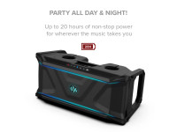 GEMINI Coluna Bluetooth V5.4 TWS Flutuante 300W IP67 GEMINI Coluna Bluetooth V5.4 TWS Flutuante 300W IP67